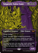 Valgavoth, Terror Eater (Showcase) (DSK-352) (Borderless) [Duskmourn: House of Horror] Foil