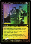 Infernal Tutor (Retro Frame) (Serial Numbered) (RVR-326) [Ravnica Remastered] Foil