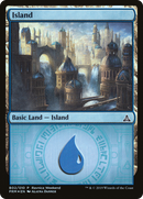 Island - Azorius (LARP-B02) [RNA Ravnica Weekend] Foil