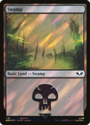 Swamp (40K-310) (Surge Foil) [Warhammer 40,000 Commander] Foil