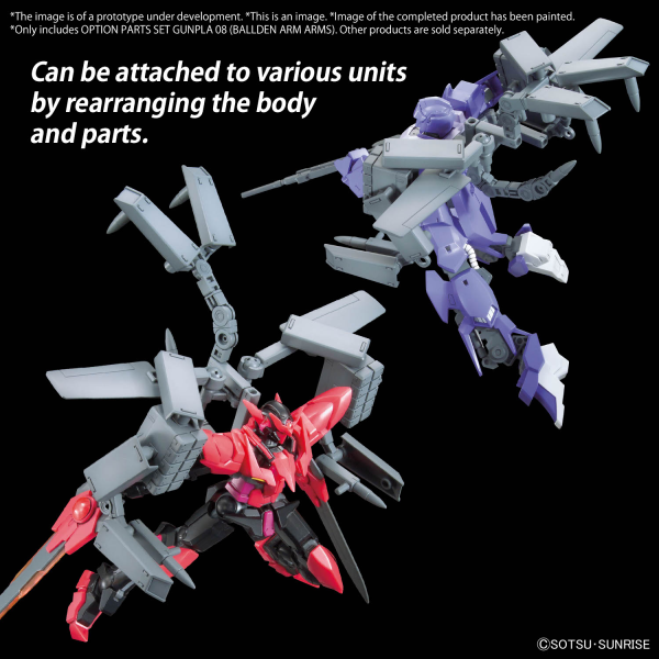 Gundam Option Parts: 08 Ballden Arm Arms [Sep 2024]