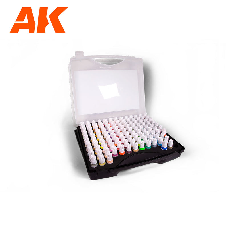AK Interactive 3rd Gen Acrylics Briefcase (120 Colors) The Best for Wargames Fantasy Sci-Fi