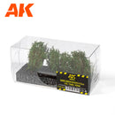 AK8215: Bushes 4-5 cm - Dark Green