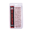 AK8272: Tufts - Light Gray - Fantasy Tufts 2mm