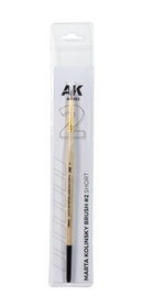 AK Interactive Marta Kolinsky Brush - Size 2 SHORT