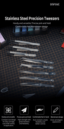 DSPIAE: AT-TZ02 High Precision Flat Tipped Tweezers