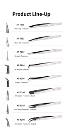 DSPIAE: AT-TZ02 High Precision Flat Tipped Tweezers