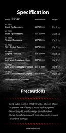 DSPIAE: AT-TZ02 High Precision Flat Tipped Tweezers