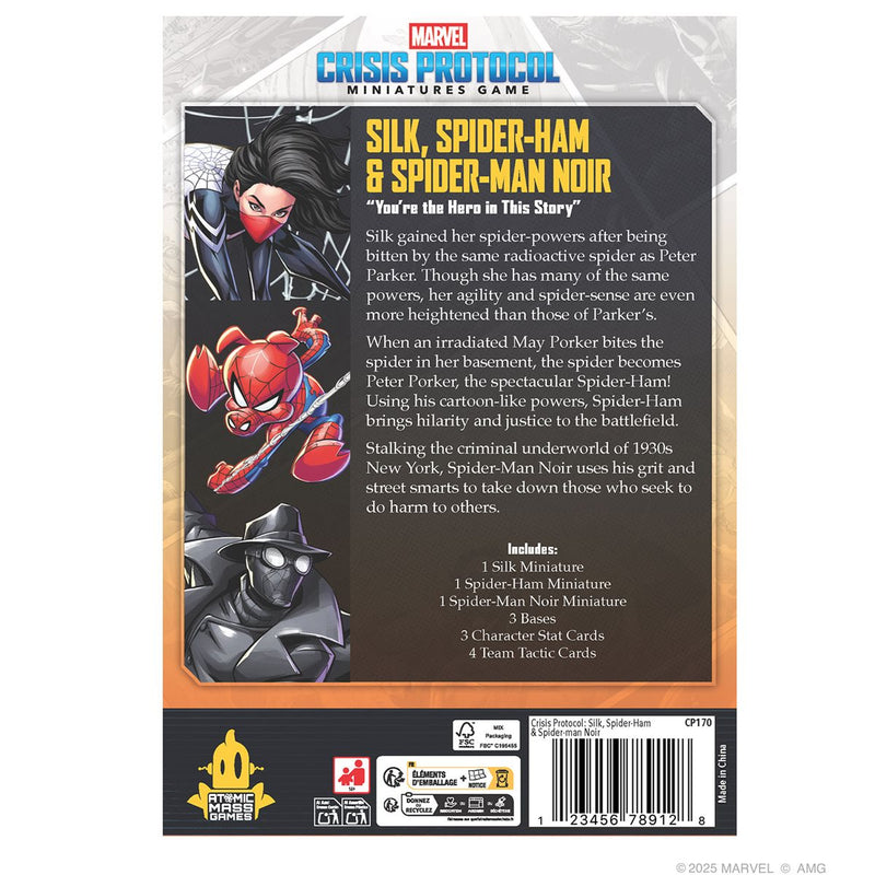 Marvel Crisis Protocol: Silk, Spider-Ham & Spider-Man Noir