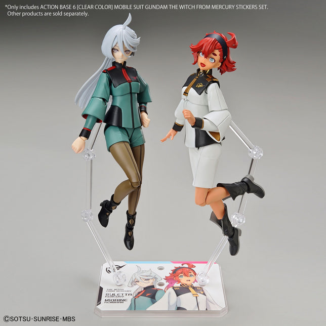 Bandai: Action Base 6 Clear (Witch from Mercury Sticker Set)