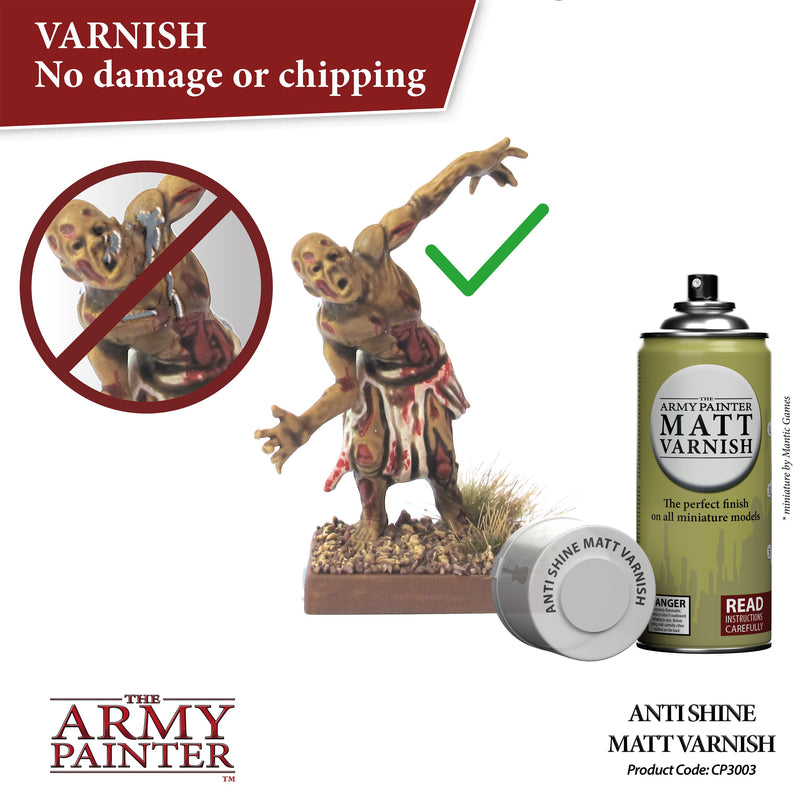 Army Painter Sprays: Anti-Shine Matt Varnish