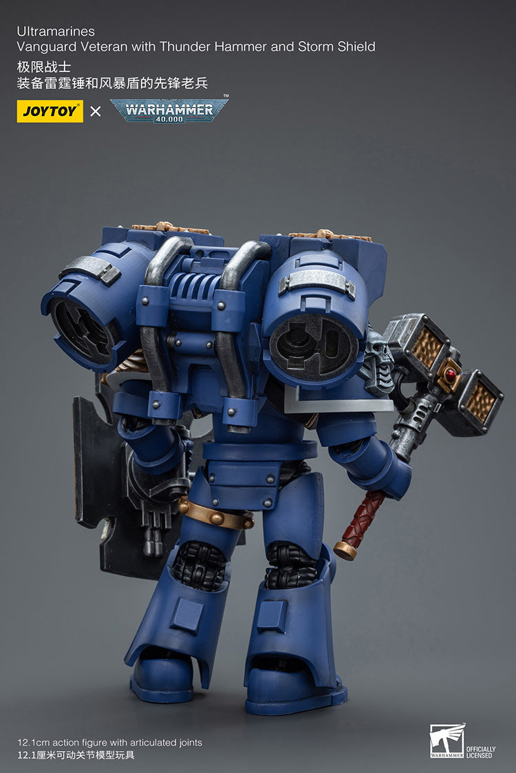 Joytoy: Ultramarines - Vanguard Veteran with Thunder Hammer and Storm Shield