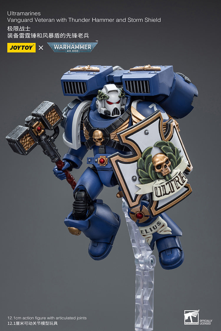 Joytoy: Ultramarines - Vanguard Veteran with Thunder Hammer and Storm Shield