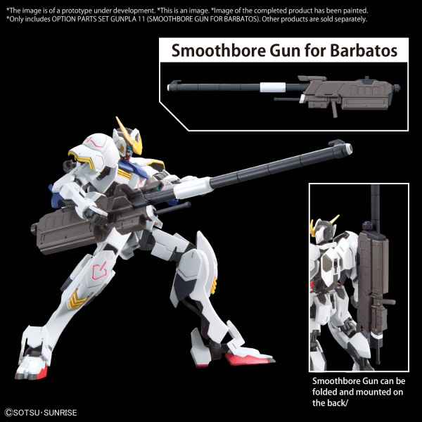 Gundam Option Parts: 11 Smoothbore Gun for Barbatos [Oct 2024]