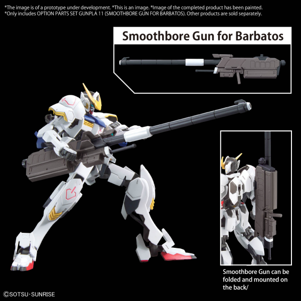 Gundam Option Parts: 11 Smoothbore Gun for Barbatos