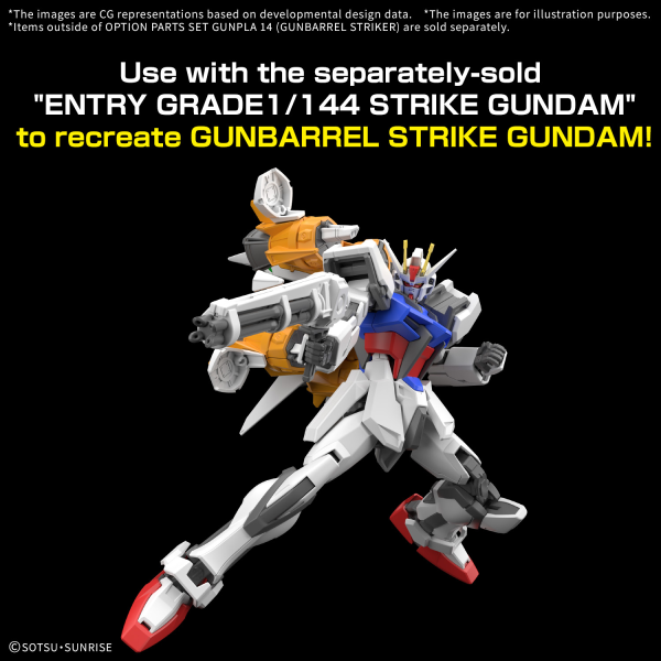 Gundam Option Parts: 14 Gunbarrel Striker [Mar 2025]