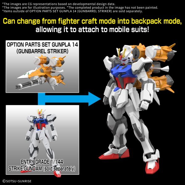 Gundam Option Parts: 14 Gunbarrel Striker [Mar 2025]