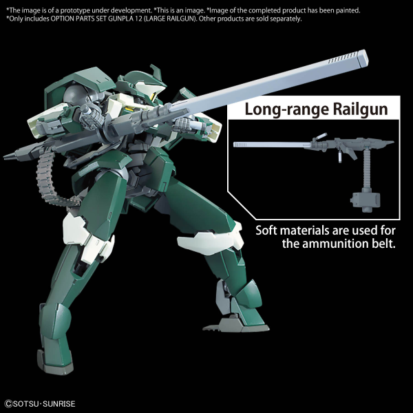 Gundam Option Parts: 12 Large Railgun