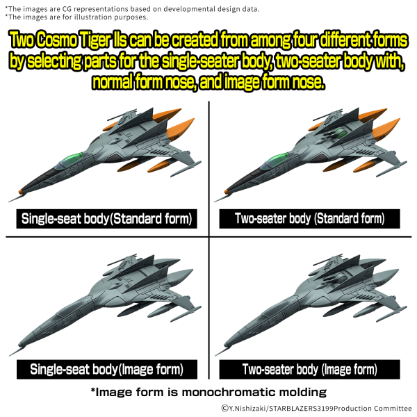 Star Blazers: DX Type 1 Space Fighter Cosmo Tiger II [May 2025]