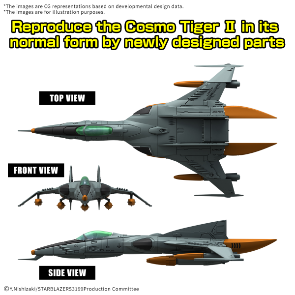 Star Blazers: DX Type 1 Space Fighter Cosmo Tiger II [May 2025]