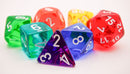 Chessex Dice: Prism Translucent Nostalgia Polyhedral 7-die Set