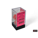 Chessex Dice: Festive Dahila/White 7-Die Set