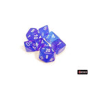 Chessex Dice: Nebula Aura / White 7-Die Set