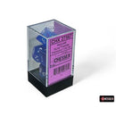 Chessex Dice: Nebula Aura / White 7-Die Set