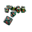 Chessex Dice: Scarab: Ankh Jade/Red 10xD10