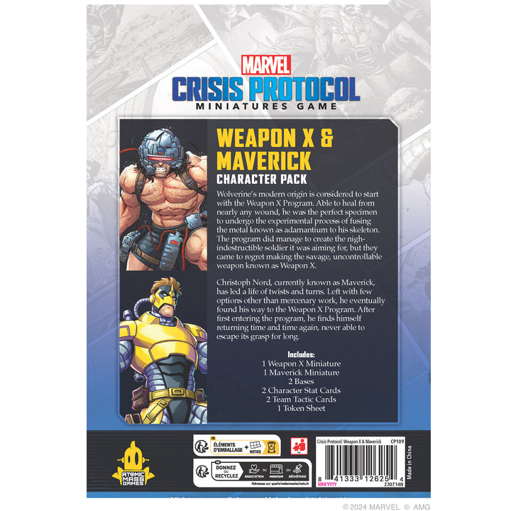 Marvel Crisis Protocol: Weapon X & Maverick