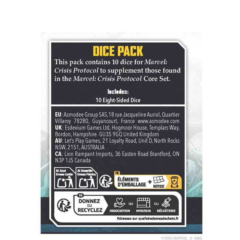Marvel Crisis Protocol: Dice Pack