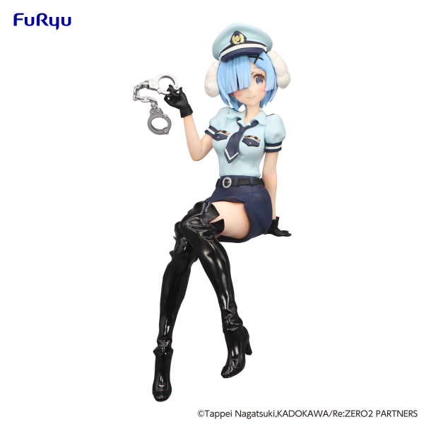 Re:ZERO: Rem (Police Officer Cap w/ Dog Ears) Noodle Stopper Figure