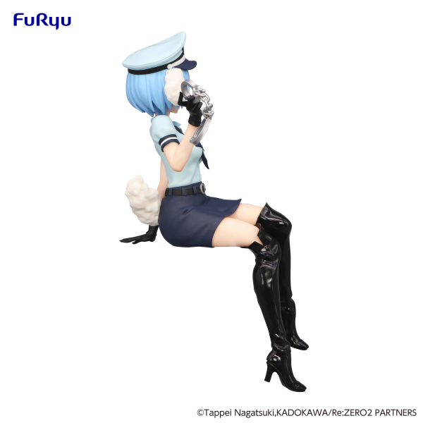 Re:ZERO: Rem (Police Officer Cap w/ Dog Ears) Noodle Stopper Figure