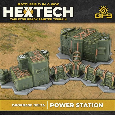 Battletech Terrain: Hextech Dropbase Delta- Power Station