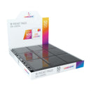 GAMEGENIC: Card Binder Pages: Sideloading 18-Pocket - Black (50)
