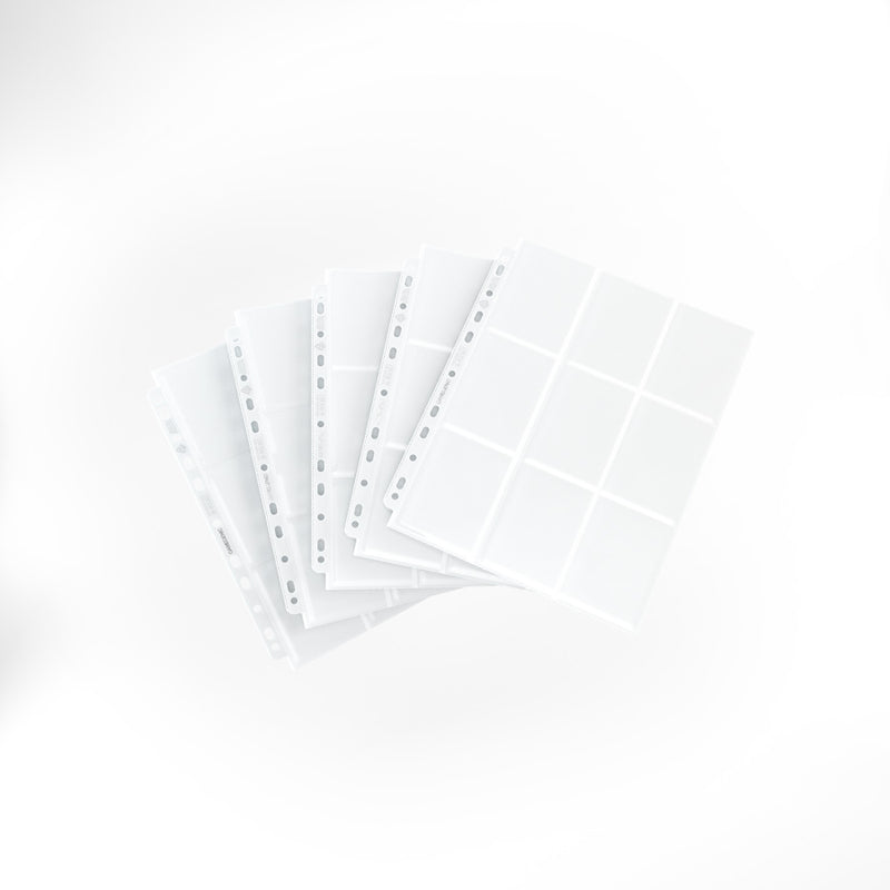 GAMEGENIC: Card Binder Pages: Sideloading 18-Pocket - White (50) GAMEGENIC: Card Binder Pages: Sideloading 18-Pocket - White (50)