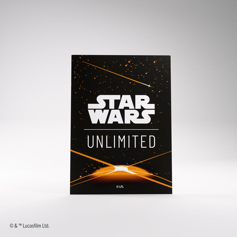 Star Wars Unlimited: Art Sleeves - Card Back Orange