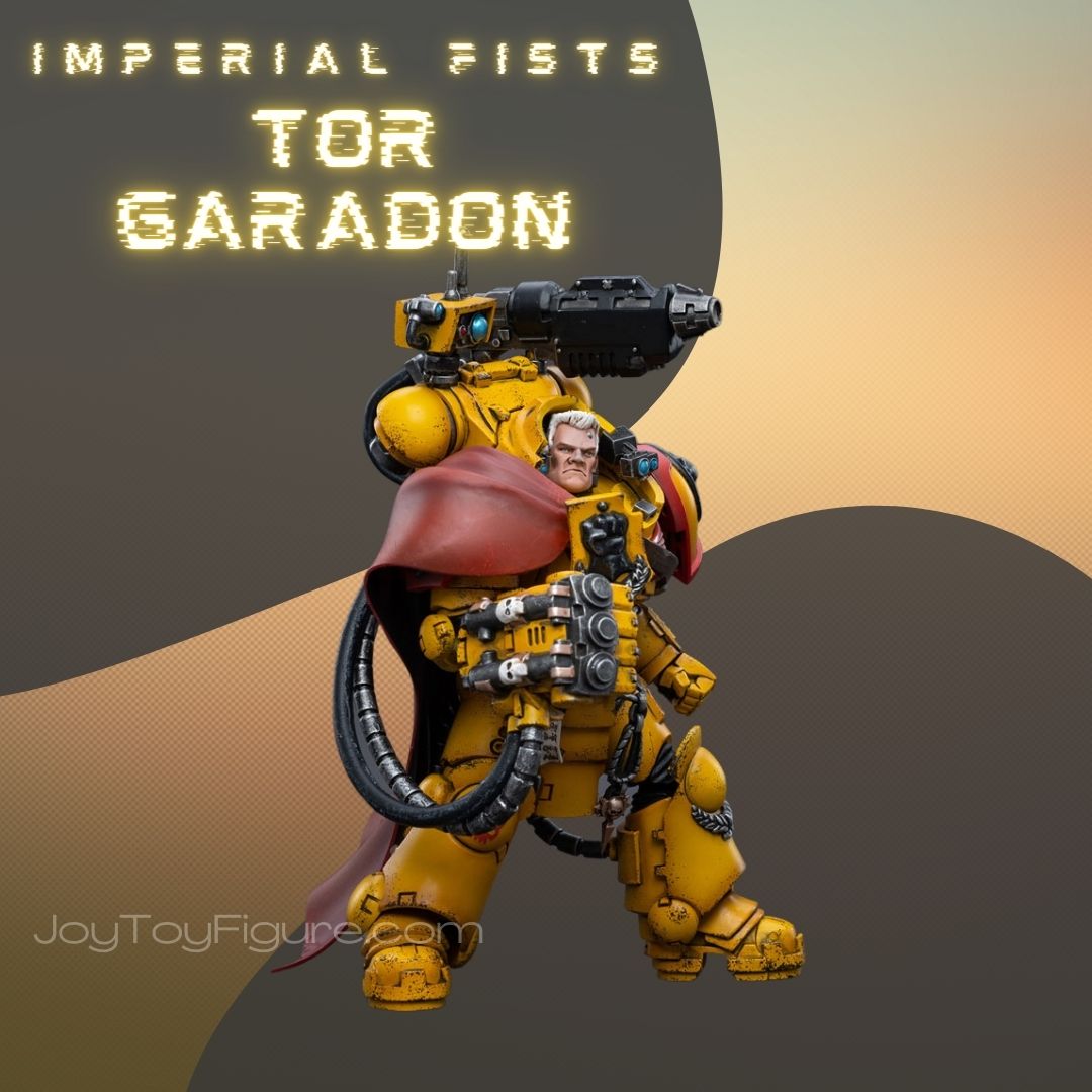 Cosmic Group Joytoy Warhammer 40k - Capitano Tor Garadon, Pugni Imperiali, Action Figure 1/18 In Scala Collezionabile - 3