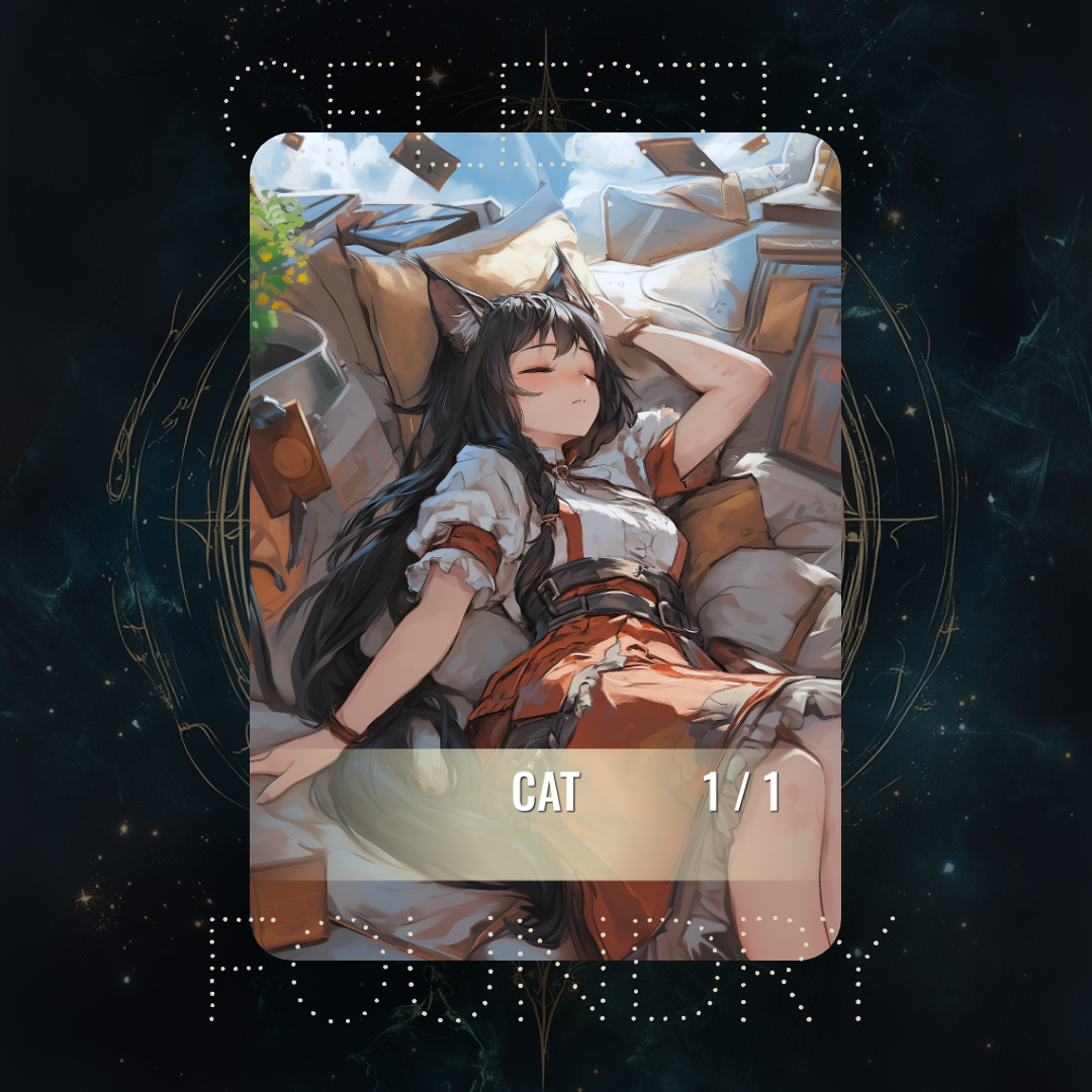 Cat Token - [White] [1/1] Ver 03
