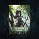Cat Warrior Token - [Green] [2/2 Forestwalk] Ver 01