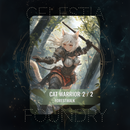 Cat Warrior Token - [Green] [2/2 Forestwalk] Ver 02