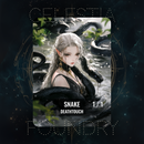 Snake Token - [Black] [1/1 Deathtouch] Ver 04