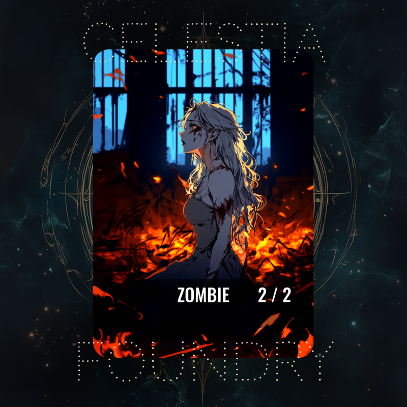 Zombie Token - [Black] [2/2] Ver 02
