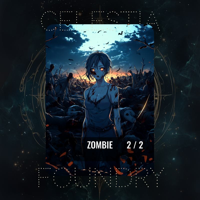Zombie Token - [Black] [2/2] Ver 03