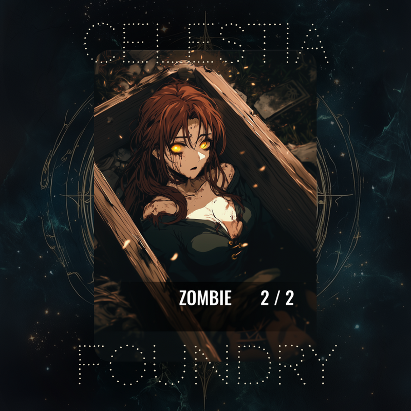 Zombie Token - [Black] [2/2] Ver 04