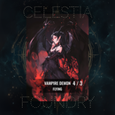 Vampire Demon Token - [Black] [4/3 Flying] Ver 02