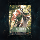 Elf Knight Token - [Green] [2/2 Vigilance] Ver 01
