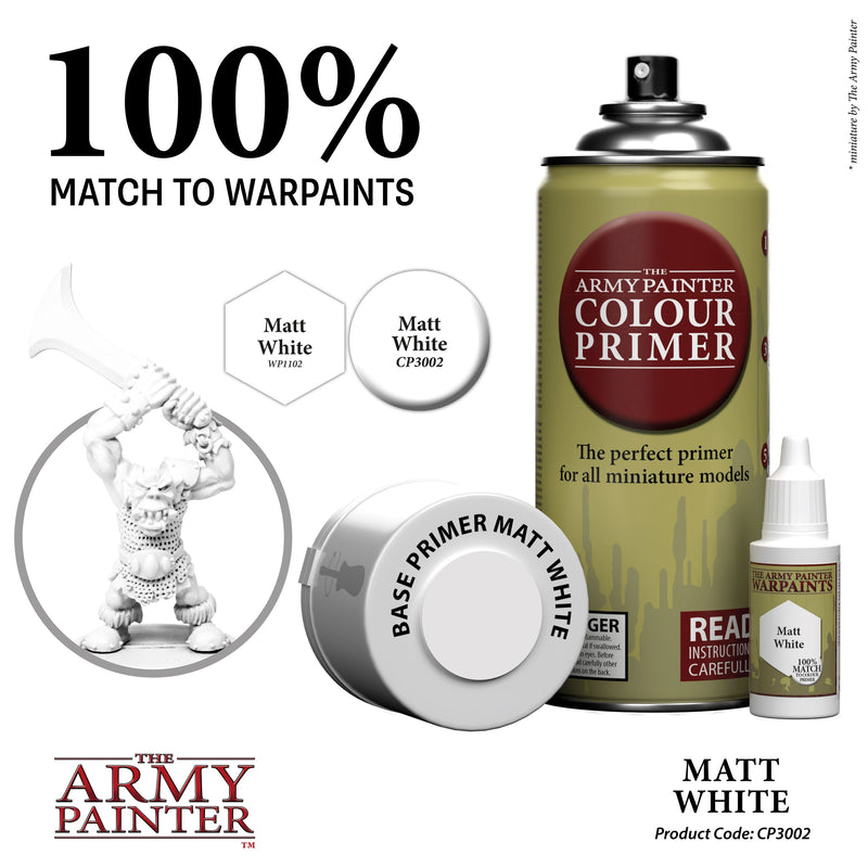Army Painter Sprays: Matt White