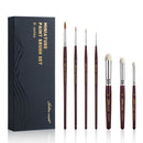 Golden Maple: K-Series Kolinsky Sable Brush Set (7pc)