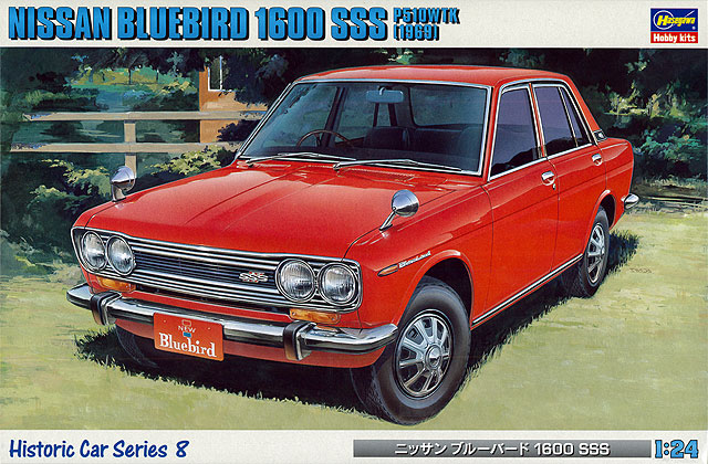 Hasegawa: 1:24 Nissan Bluebird 1600 SSS P510WTK 1969